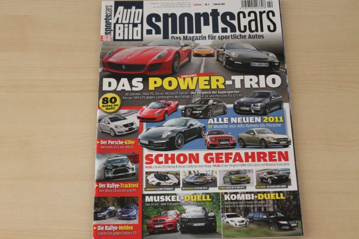 Deckblatt Auto Bild Sportscars (02/2011)